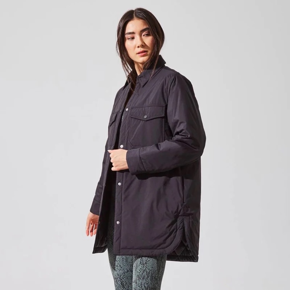 Oversized Woven Shirt jacket